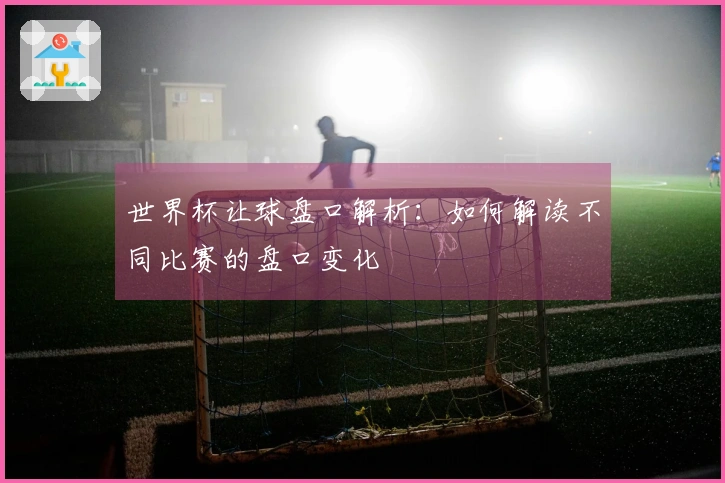 世界杯让球盘口解析：如何解读不同比赛的盘口变化