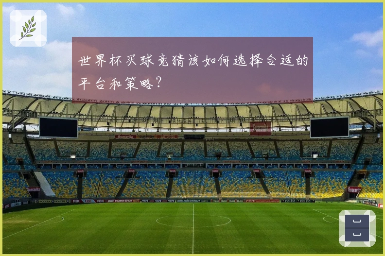 世界杯买球竞猜该如何选择合适的平台和策略？