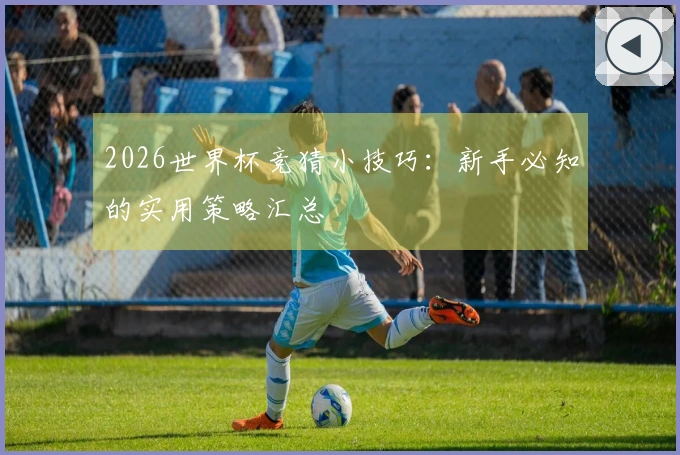 2026世界杯竞猜小技巧：新手必知的实用策略汇总